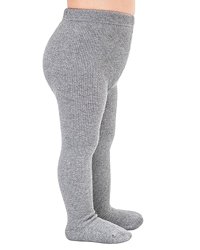 Image of Stelle Toddler Girls Tights Baby Cable Knit Stockings Thick Cotton Legging | Thick Cotton Legging, Winter Warm Pantyhose, Footed, Thermal, Ribbed, Sweater Panty Hose, Under Dress, 3 Pairs, 12-18 Months