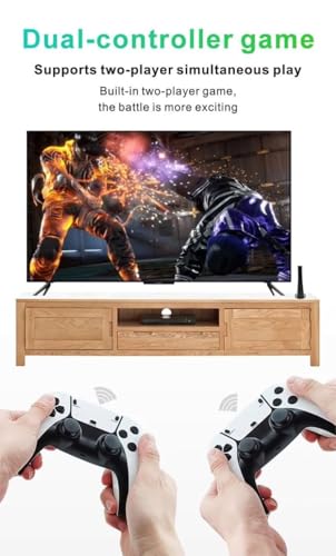 Image of Voila P15 Plus (M64) Retro Game Console - 4K HD Plug & Play Gaming Box with 15,000+ Classic Games, Dual 2.4G Wireless Controllers, CE /ROHS /BIS Certified, Linux System