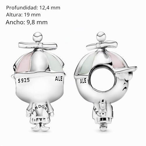 Abalorio para niño pequeño compatible con pulseras de plata 5
