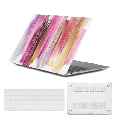 Coque MacBook Pro 15 A1398 2012-2015 étui rigide arc-en-ciel et protection clavier
