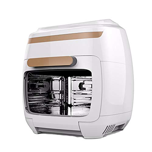 Halogen Heated Air Fryer Healthy Oil-Free Cookware with Ceramic Coating Basket Smart Touch Screen for Power-Off Protection