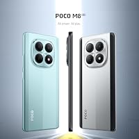 XIAOMI Poco M8 5G Smartphone, 8 GB RAM + 256 GB Speicher, Handy mit Android, 6,77" 120 Hz Flow AMOLED Display, 50 MP KI-Dual-Kamera, 7,35 mm schlankes 3D-Curved Design, Grün, 2 Jahre Garantie – Ansicht 6