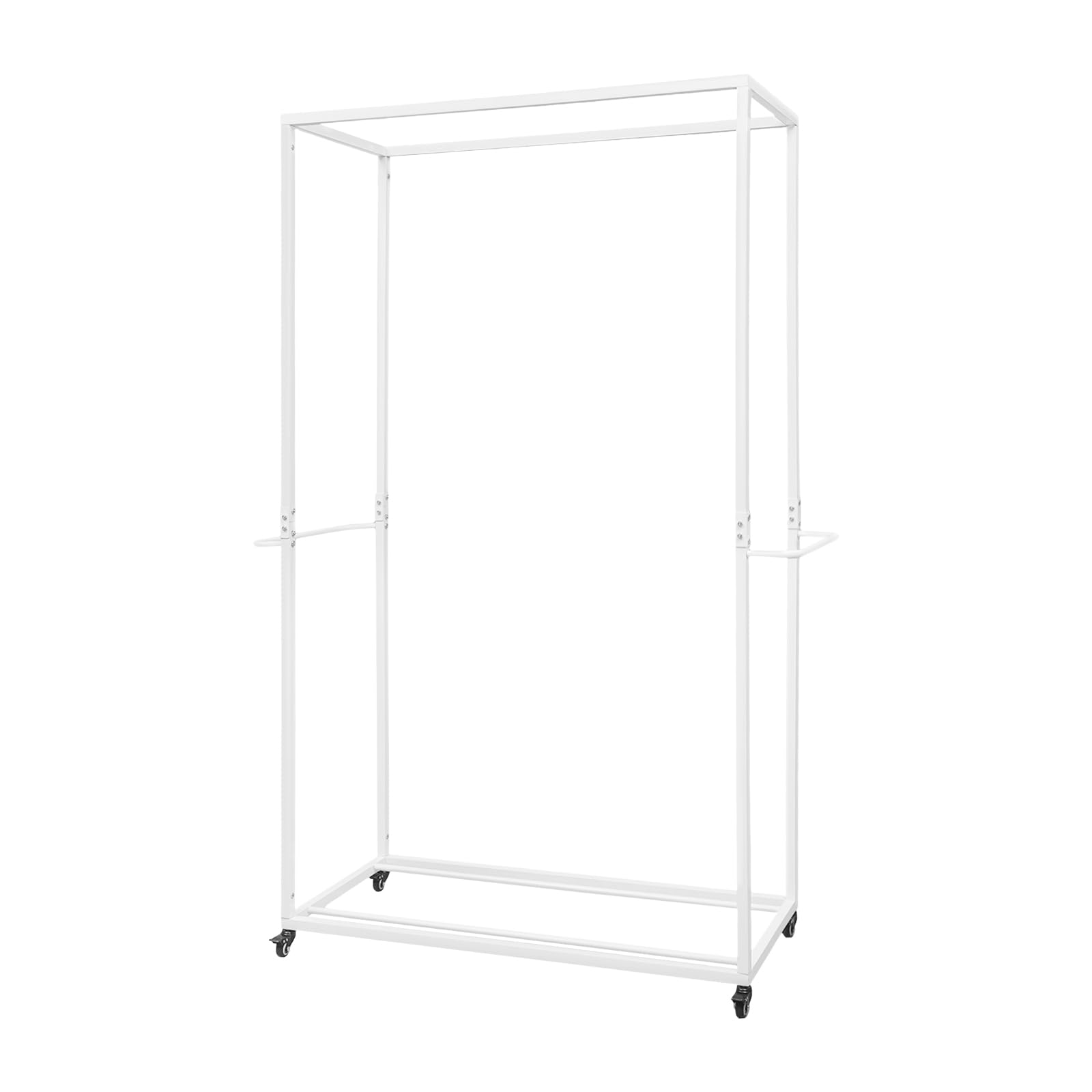 Carro plegable para silla de 100 kg, soporte para silla de hierro con 4 frenos, 105 x 50 x 192 cm, para sillas de comedor plegables, soporte para sillas de comedor para fiestas, hoteles y escuelas