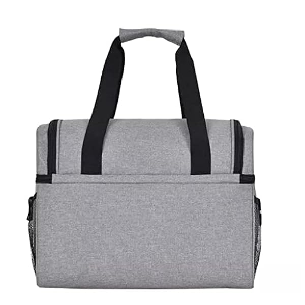 N/A Utomhus stor kapacitet dubbelskikt kallhållande picknick isväska isolering kallhållande lunchväska bärbar axelväska