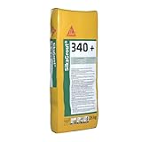 SIKA - Mortero de alta resistencia - SikaGrout 340+ - Mortero de anclaje, baja huella de carbono - 25 kg