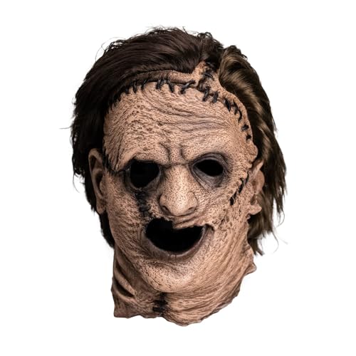 Texas Chainsaw Massacre Leatherface Mask Costume Tan