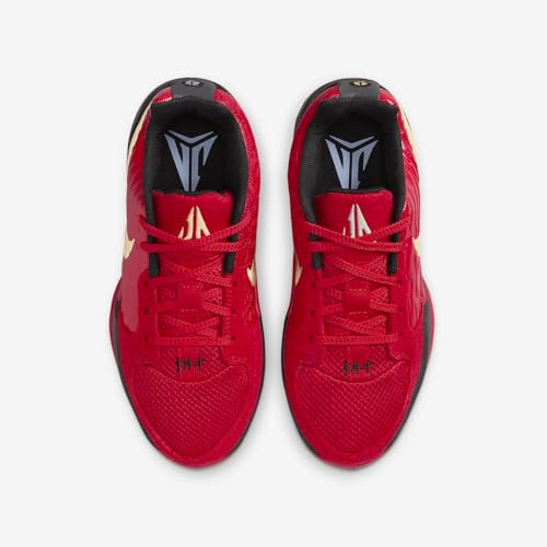 Ja 2 "Nightmare Big Kids' Basketball Shoes (IB7249-600, University Red/Black/Jade Horizon/Celestial Gold)4