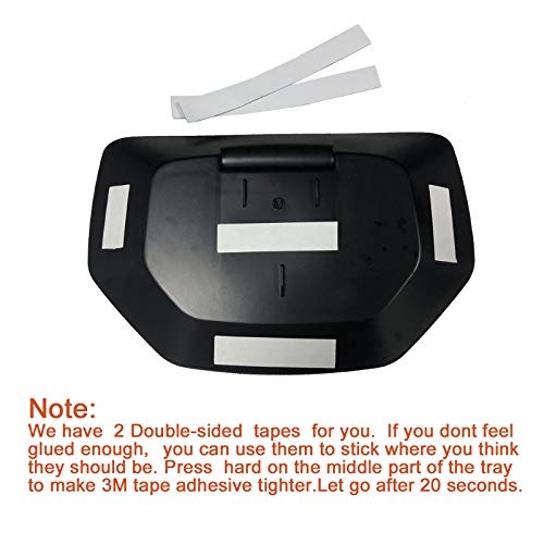 JDMCAR Dash Center Console Table Storage Tray,Instrument Organizer ABS Black Materials Anti-Slip Backing,Dashboard Phone Holder Cradle Compatible with Toyota Tundra 2014-2019 2020 2021 Accessories