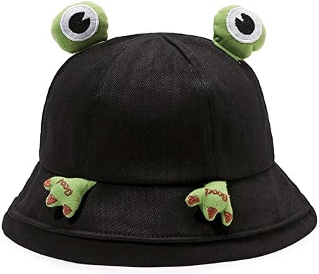 Wellcalmly Cute Beanie Frog Beanie Animal Knit Hats, Funny Beanie Hat Winter Skiing Slouchy Warm Cap, Soft Headwear