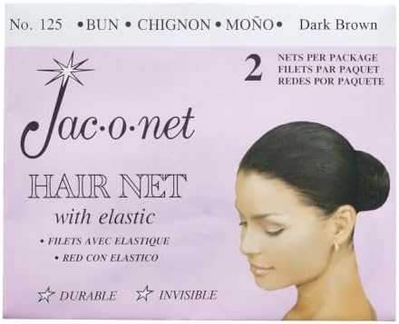 Tiny Mesh Hair Net - Dark Brown