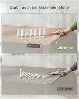 JUMMICO Höhenverstellbarer Schreibtisch 140 x 60 cm, USB-A-Anschluss – Ansicht 6