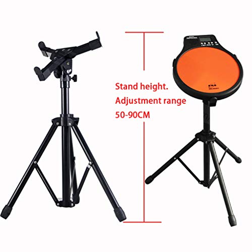 QLTY Elektronische Dumb Drum Pad Metronoom,12 inch Drum Practice Pad Draagbaar,In hoogte verstelbare opvouwbare domme… - Image 5