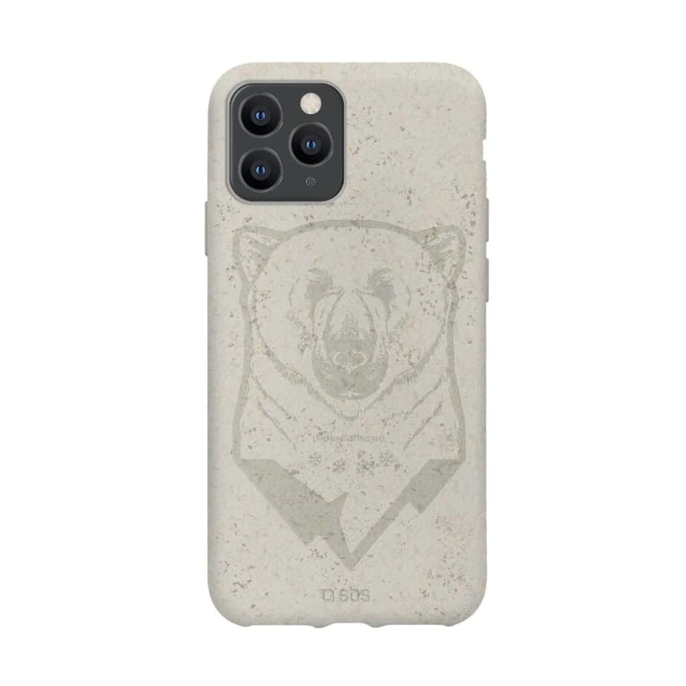 SBS Cover per iPhone 11, Morbida, ECologica, 100% BIO e Compostabile, in Confezione Plastic Free, Texture Polpo