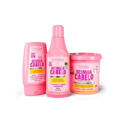 Kit Desmaia Cabelo Anti Frizz E Volume Forever Liss