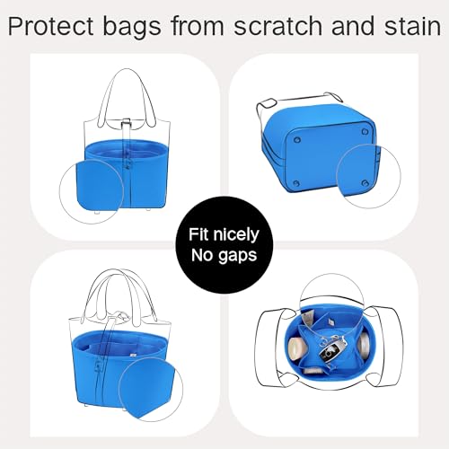 Image of Fits for Picotin Bag Insert Organizer For Hermes(22,Aztec Blue)