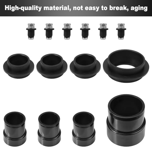 Image of RV Universal Holding Tank Installation Fittings Kit|Fresh Water Fittings Installation Kit,Compatible with RecPro and Multiple Models RV Holding Tank - Black
