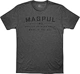 Magpul Men's Go Bang Parts CVC T-Shirt, Charcoal Heather, Small