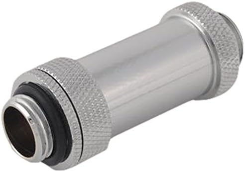 Bitspower G1/4" Adjustable Aqua Link Pipe (41-69mm), Silver Shining