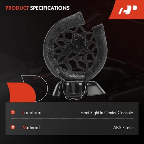 Portavasos A-Premium para Mercedes-Benz G500 2002-2018 Lado Derecho Negro miniatura 2