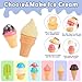 KOALA DIARY Icecream Cart for Kids,30 Pcs Pretend Play Food Truck, Fort Building STEM Toys Kit ,Ice Cream Shop,Grocery Store Pretend Play,Kids Toys for Girls & Boys(Ages 3+)