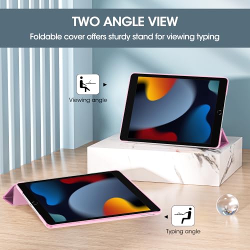 Image of ProCase for iPad 9th / 8th / 7th Generation Case 10.2 Inch, Peonypink