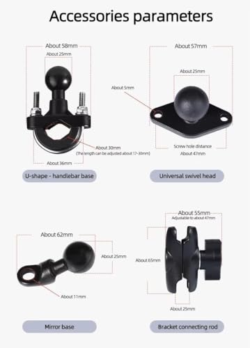 Image of BSDDP Shockproof Mobile Holder Universal for All Bike Pack of 1