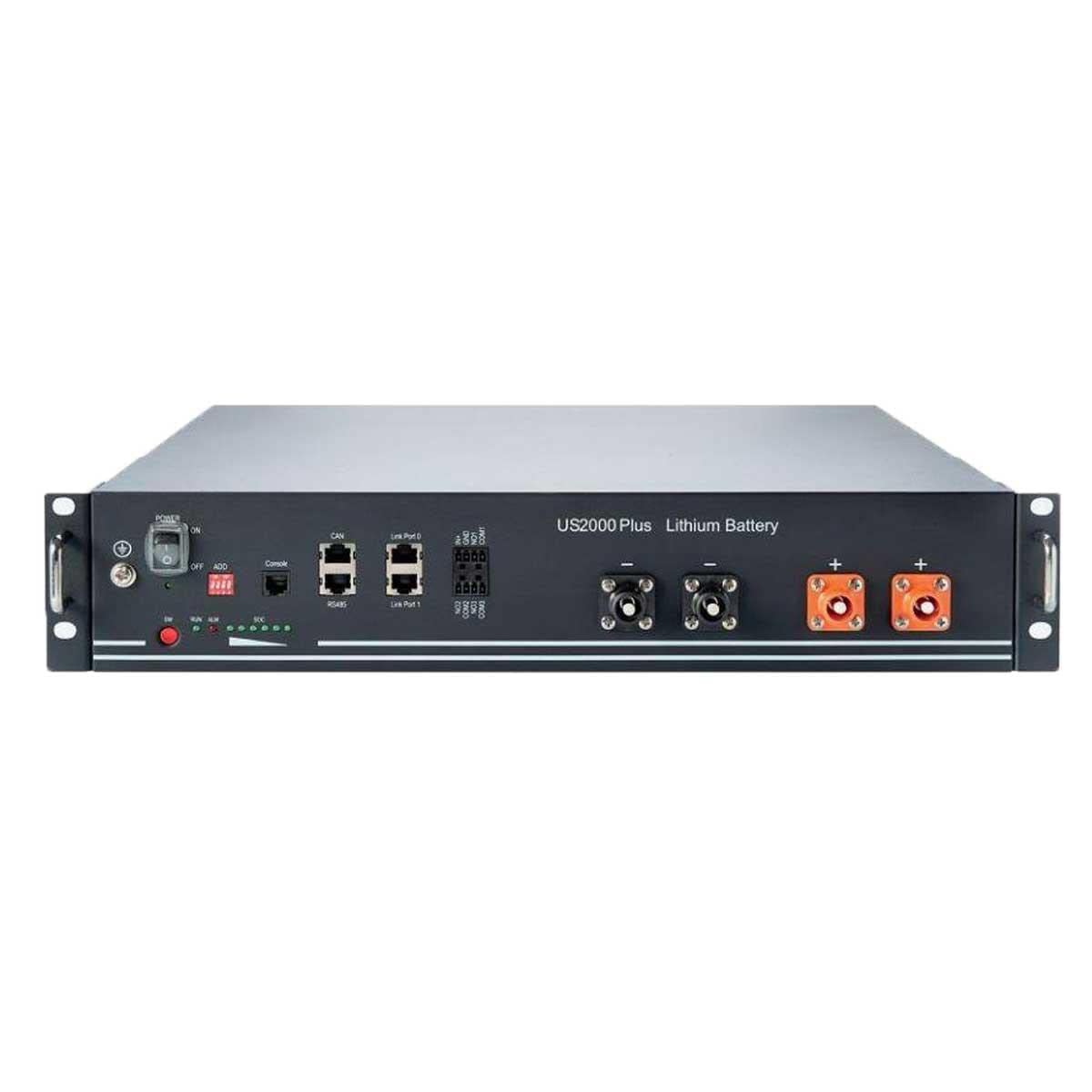 Pylontech 7,2 kWh de almacenamiento solar de litio incluye cable, rack y BMS integrado.