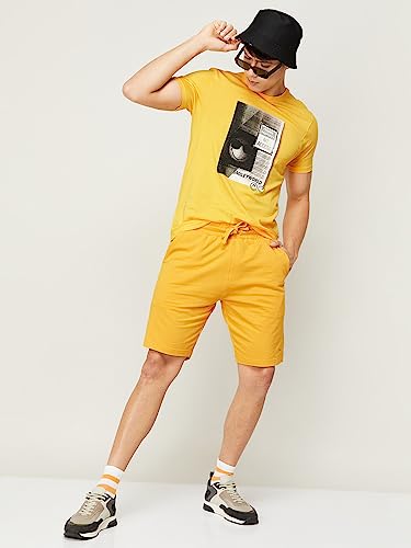 Image of Fame Forever by Lifestyle Men Cotton Regular Fit Solid Shorts
