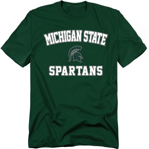 Michigan State University Campus Classic Unisex Adult T Shirt, Green, XL