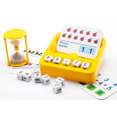 Image of Mini Steps Number Learning Flash Card Game - 2-in-1 Preschool Educational Toy for Kids, Boys & Girls (Ages 3-8)