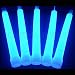 Glow Sticks Bulk Wholesale, 25 6” Industrial Grade Blue Light Sticks. Bright Color, Glow 12-14 Hrs, Safety Glow Stick with 3-Year Shelf Life, GlowWithUs Brand