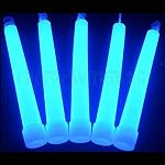 25 Pk 6” Blue Industrial Grade Bulk Glow Sticks