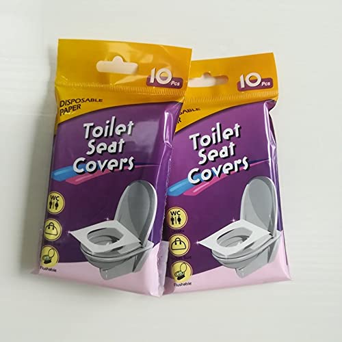 Rayon Disposable Toilet Seat Covers (20 Sheets) No Direct Contact