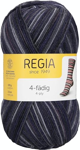 Regia Snowflake Self Striping sock yarn
