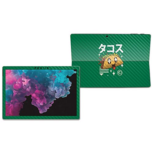 Image of MIGHTY SKINS MightySkins Carbon Fiber Skin for Microsoft Surface Pro 6 - Tacos Kawaii | Protective, Durable Textured Carbon Fiber Finish | Easy to Apply, Remove, and Change Styles | Made in The USA