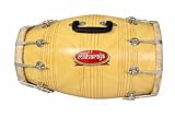 Maharaja Musicals Dholak Drum, Mango Wood, Bolt-tuned, Padded Bag, Spanner, Dholki Musical Instrument (PDI-AJD)