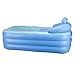 Hiram Bañera Hinchable de PVC Bañera Portátil 160 X 82 X 72CM...