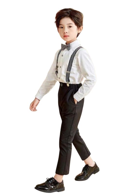 D shant clothing Elegant Boys Formal Dress Set | Includes Shirt, Pants, Vest and Bow Tie | Classic Outfit for Kids | Ideal for Weddings, Birthdays and Special Occasions | Comfortable Boys Clothing Set D shant clothing Elegant Boys Formal Dress Set | Includes Shirt, Pants, Vest and Bow Tie | Classic Outfit for Kids | Ideal for Weddings, Birthdays and Special Occasions | Comfortable Boys Clothing Set