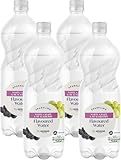 by Amazon Carbonated White Grape And Blackberry Spring Water, 1L (Pack of 4)