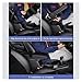 AMXDHH Car Armrest Box Extender Elbow Support Universal Arm Rest with USB Charging Ports Cup Holder Adjustable Length(B Type Black)