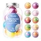 10Pcs Badebomben mit Aufbewahrungsbox Geschenk Idee, Bio Badebomben für Kinder, Handgefertigte Natürliche Badekugeln Organische Schaumbadebomben, Geburtstagsgeschenk für Mädchen Jungen Frauen