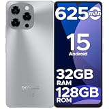 DOOGEESmart Note 58 Smartphone Android 15, 32(8+24) GB+128GB/2TB TF Cellulare, 6.75" HD+ 90Hz Schermo,6250mAh, 16MP+8MP Telefono Cellulare, 4G Dual SIM/Octa Core/Widevine L1/NFC/OTG/Face ID,Naturali