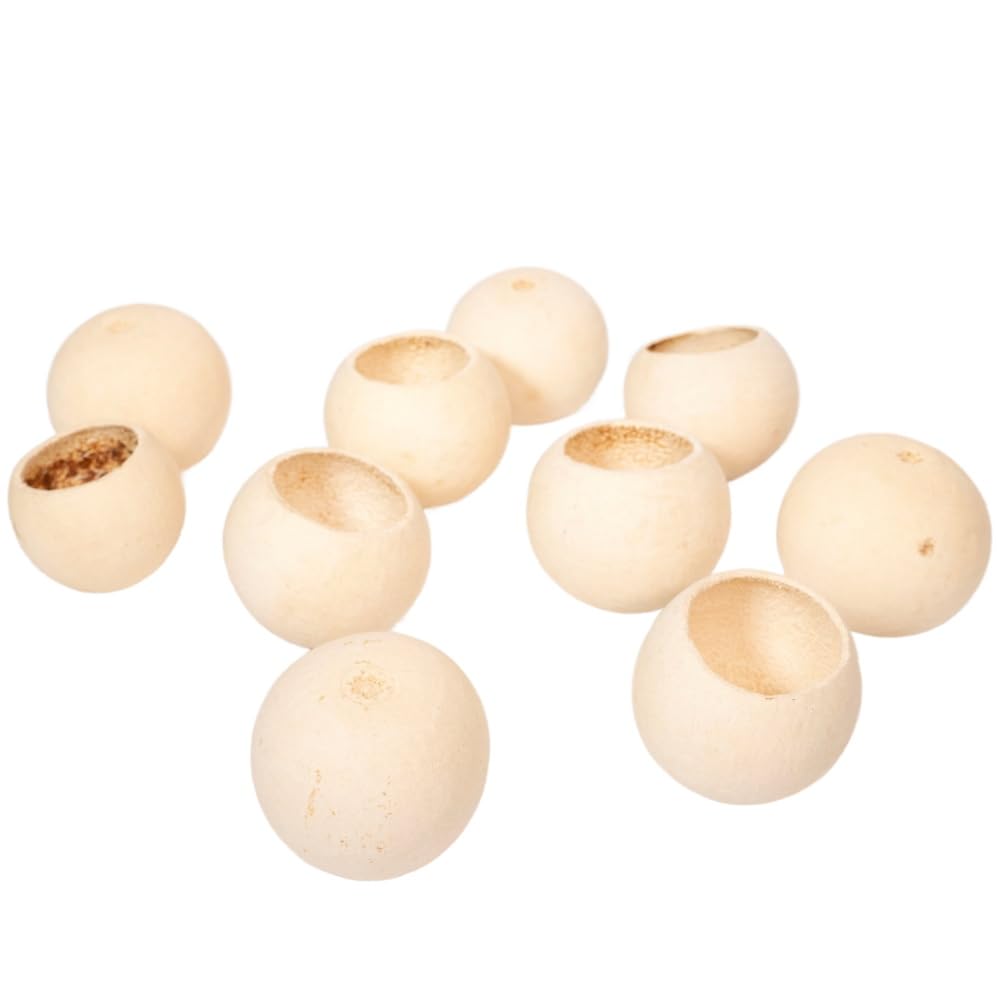 Natural Bell Cups - Autumn Decorations, 5cm-6cm, Ideal for Arts and Crafts Projects, Collages, Wreath Making, Garlands, Home Décor, Festive Floristry, Table Decorations and Display (Pack of 10)