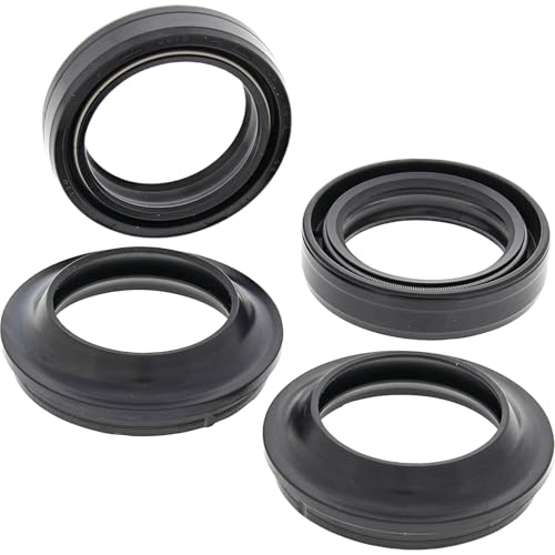All Balls Racing 56-115 Fork and Dust Seal Kit Compatible with/Replacement for Suzuki Yamaha Honda Kawasaki
