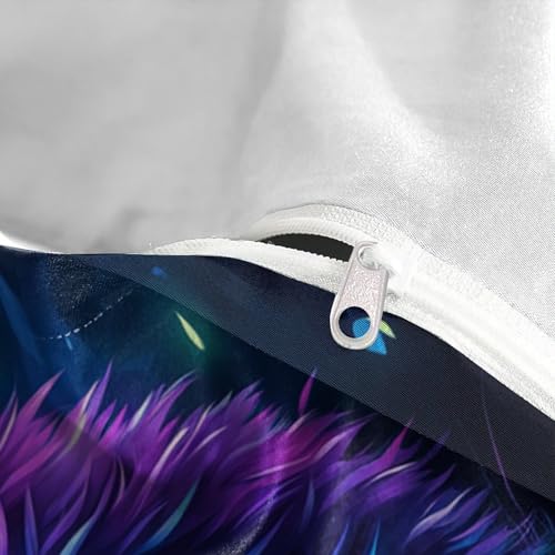 Housse de couette microfibre de qualité supérieure avec motif hérisson 3D durable et lavable - 8