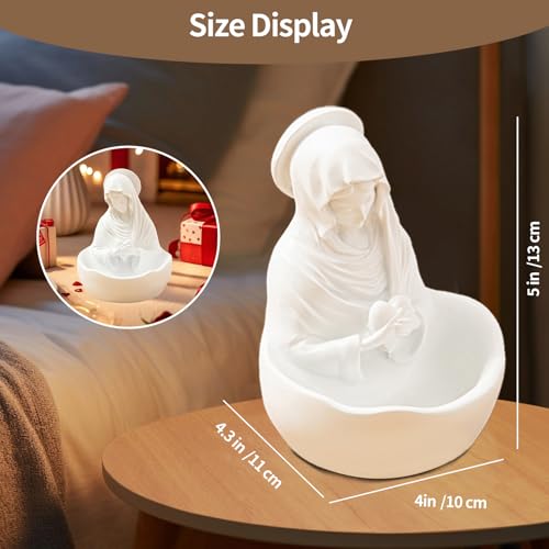Estatua Virgen María Nuestra Señora de la Gracia en Resina miniatura 3