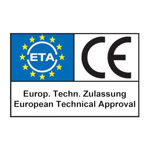 Spanplattenschrauben Edelstahl A2-4x65 mm, 100 Stück mit Teilgewinde, rostfrei, Torx, Senkkopf, ETA Zulassung, Edelstahlschrauben TX20