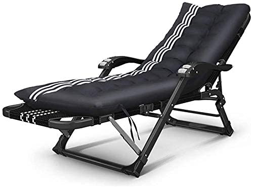 Chaise longue pour le camping et le jardin pliable et résistante aux intempéries
