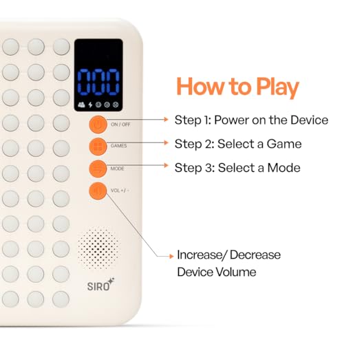 Image of SIRO Smart Play Board | Screen-Free Educational Toy for Kids | 10 Built-in AI-Powered Games |Develops Thinking, Focus & Problem-Solving |Portable Handheld |Rechargeable |Birthday Gift for Boys & Girls