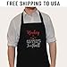 Hockey If It Was Easy They'd Call It Football Funny Shirt Workwear Black Apron - 1 Size fits All Men Women Kitchen Aprons
